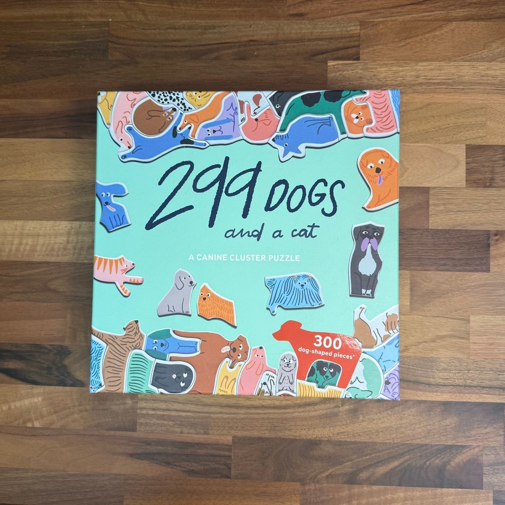 Laurence King 299 Dogs and a Cat Canine Cluster Puzzle 300 Pieces Lea Maupetit